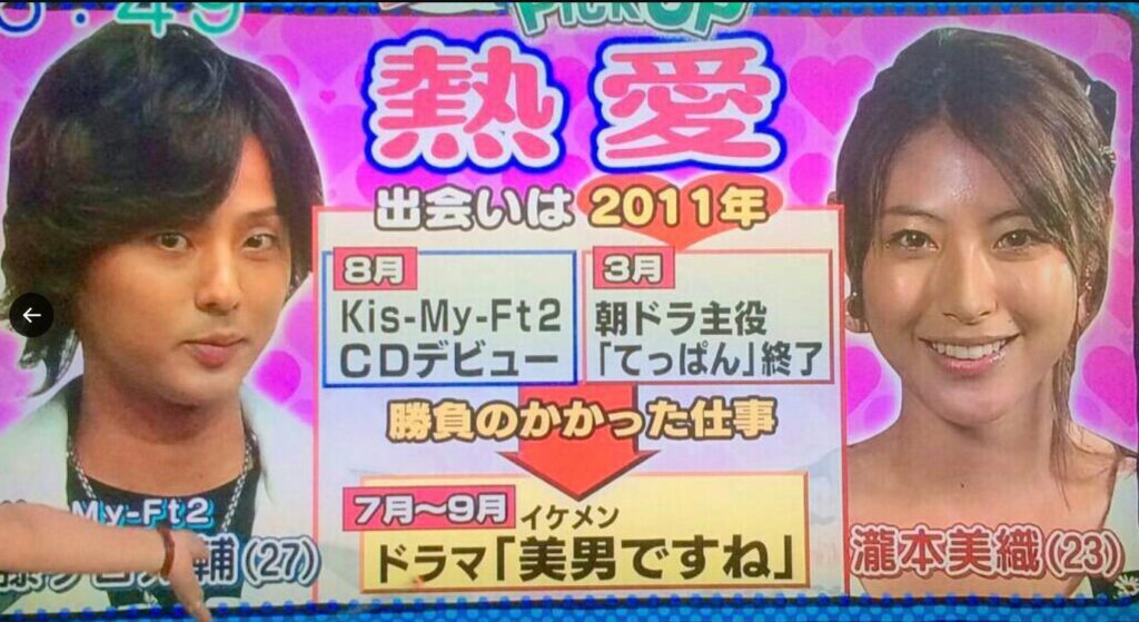 瀧本美織と藤ヶ谷太輔の熱愛報道