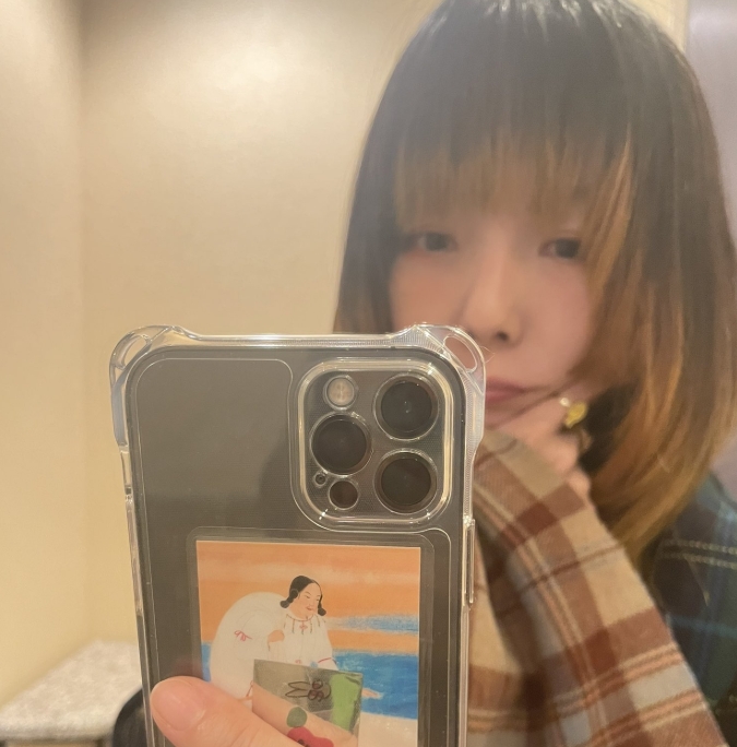自撮りしているaiko
