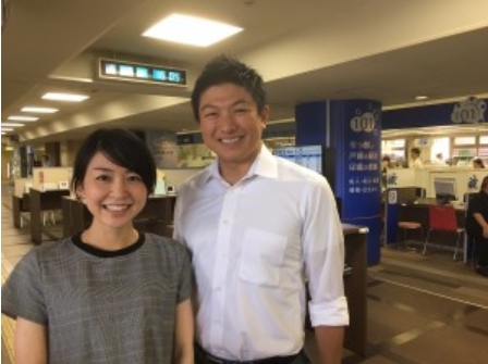 神谷宗幣と奥さん